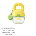 Carrying Handle Dog Water Bottle with Bowl Food-Grade Portable Rounded Shape Petcare for Dogs, Cheese Yellow | Hydration Fitness Equipment & Gear Running Yoga Sporting - Image 7