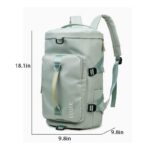 Travel Duffel Bag Backpack for Women Waterproof Sport Carry on Bag with Shoes Compartment Small Weekender Bag for Gym Yoga Swimming Sport Hiking Dance, Medium, Travel Backpacks (Green) - Image 5