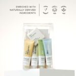 Kimirica Travel Kit Bath set Five Elements Luxury Bath and Body Care Travel Pouch Loofah| 6 in 1 self-care travel kit with a reusable pouch 100% Vegan - Image 4