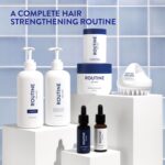 Routine Wellness Anti-Thinning Shampoo for Thinning Hair - Biotin DHT Blocker Women & Men - Color Safe Shampoo for Hair Loss & Healthy Hair - Unscented 14oz (Pack of 2) - Image 8