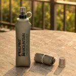 Food-Grade TPU Soft Water Bottle Removable Dust Cap Collapsible Bottle, Gray | Hydration Fitness Equipment & Gear Running Yoga Sporting - Image 4