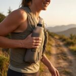 Food-Grade TPU Soft Water Bottle Removable Dust Cap Collapsible Bottle, Gray | Hydration Fitness Equipment & Gear Running Yoga Sporting - Image 6