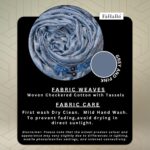 Heritage Collection Woven Cotton Scarf Stole for Women - Image 3