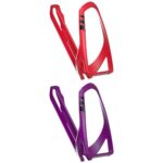2 Packs Bike Water Bottle Cages Bicycle Lightweight PP Bottle Holder Red Purple| Sports Equipment | Outdoor Sports Gear | Exercise Gear - Image 2