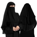 3-Layer Niqab | Breathable Lightweight Fabric | Full Coverage | Adjustable Fit | Elegant Modest Design | Perfect for Women’s Daily Wear, Prayer, Travel, Special Occasions, All-Season Use - Image 2