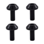 4X Bike Water Bottle Cage Bolt Aluminum Alloy Bike Screw Kettle Holder Screw Black| Sports Equipment | Outdoor Sports Gear | Exercise Gear - Image 2