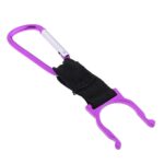 6xMini Water Bottle Carabiner D Ring Fast Hanging Buckle for Riding Purple - Image 2