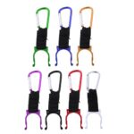 6xMini Water Bottle Carabiner D Ring Fast Hanging Buckle for Riding White - Image 2