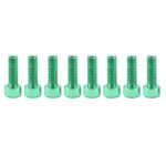8X Aluminum Alloy Bike Water Bottle Cage Bolts Holder Socket Screws Green| Sports Equipment | Outdoor Sports Gear | Exercise Gear - Image 2
