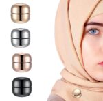 8pcs/4pairs Magnetic Hijab Pins for Women Girls - Saree Pins Round Multi-Use Pinless Magnet for Muslim Scarf Clothing Button Clip - Image 2