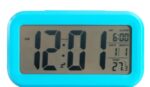 Ajanta Quartz Plastic Digital Alarm and Table clock, (13 x 8 x 4 cm, Blue ODC 210) - Image 2