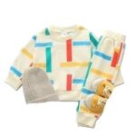 Aliya Fashion's Trendy Cotton Clothing Set for School and Casual Outings - Image 2