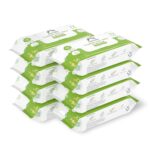Amazon Brand - Mama Bear Cleansing Baby Wipes With Lid | 576 Wipes | 72 Wipes x 8 Packs | Dermatologically Tested | With Aloe Vera & Vitamin E | Alcohol-free | Paraben-free | Water-Based Formulation - Image 2