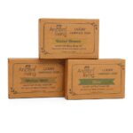 Ancient Living Organic & Natural Soaps Daily Bath Needs with Cold Pressed Oils (Handmade) - 100 gm each Kasturi Turmeric for Radiance Multani Mitti for Anti Aging Tulasi for Cleansing - Image 2