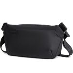 Arctic Hunter Sling Bag for Men Crossbody Small 3.8L Compact Side Bag for upto 8" iPad Pocket Chest Bag One Shoulder Cross Bag Lightweight Passport Mobile Bag for Office Casual,Black - Image 2