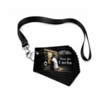 Authentic Umrah Dua Cards Based on Sunnah – 21 Laminated Black Cards with Kaaba Cloth Design Pocket Size |Arabic Transliteration & Meaning | Wearable Umrah Guide, Umrah Essentials - Image 2