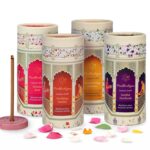 Bambooless Incense Sticks | 160 Low Smoke, Flower-Based, Organic Agarbatti | with Ceramic Holder | for Pooja & Meditation | Rose, Jasmine, Patchouli, Sandalwood (Pack of 4) - Image 2