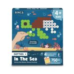 Binca Dotties Dot Art Activity Kit, 750+ Stickers, Underwater Animals Mess-Free Activities, DIY Dot Sticker Art for Toddlers, Kids Travel Activities, Craft Kits & Gifts for Boys & Girls Ages 4,5,6,7 - Image 2