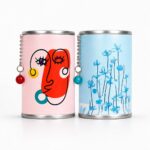 Blluex Junior Mini Wet Wipes Tissue Can in Printed Tin for Cleaning Face Body for Kids Girls Men Women, Wet Wipes Napkins For School, travel, Car, Office(Pack of 2) - Image 2