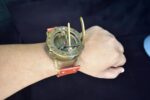 Brass Steampunk Wrist Compass Sundial - Image 2