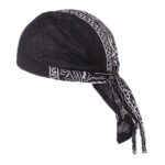 CALANDIS® Durag Skull Cap Hair Loss Head Scarf Muslim Bandana Turban Headwear Black | Womens Accessories - Image 2