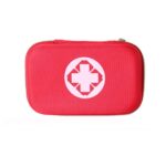 CRUVURBI First Aid Emergency Kit Case Car Bike Home Office Medical Bag Portable Outdoor Travel Sports Emergency Medical Treatment Hard Cover, Red - Image 2