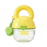 Carrying Handle Dog Water Bottle with Bowl Food-Grade Portable Rounded Shape Petcare for Dogs, Cheese Yellow | Hydration Fitness Equipment & Gear Running Yoga Sporting - Image 2