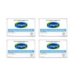 Cetaphil Cleansing Moisturizing Syndet Bar 4x75gm – Gentle Soap-Free Syndet Cleansing Bar Pack with Shea Butter Blend, pH Balanced Moisturizing & Hydrating Formula for Sensitive & Dry Skin, Hypoallergenic & Non-Irritant Daily Cleanser for Face & Body - Image 2