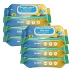 Cleansing Baby Wipes, Enriched with Aloe Vera, Jojoba seed oil, Shea Butter & Vitamin E - 80 Counts/Pack| Essential Wet Wipes with Lid, Alcohol and Paraben free wipes for Babies/Kids (Pack of 6) - Image 2