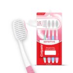 Colgate Sensitive+ Ultra Soft (1.2X softer bristles) Manual Toothbrush Designed for Sensitive Teeth (Mega Saver Pack) - 4 Pcs, Multicolor - Image 2