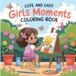 Cute and Easy Girls Moments Coloring Book: Girl Coloring Book, Fun Girly Coloring Book for Young Girls, Simple Coloring Book for Girls 6-12 - Image 2
