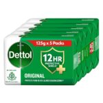 Dettol Original Germ Protection Bathing Soap Bar (625gm) | Kills 99.99% germs, 125gm , Pack of 5 - Image 2