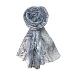 Digital Print Mal Mal Cotton Scarf for Women – Soft, Lightweight Hijab, Head & Neck Wrap | Stylish Fashion Scarf - Image 2