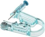 Disposable Ear Piercing Gun Kit for Self Use | Painless Sterile Hand Press Piercing Tool with Pre-Loaded Ear Stud | Safe Device for Earlobe, Tragus & Helix | Men & Women (Pack of 1) - Image 2