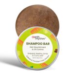 Earth Rhythm Shikakai Shampoo Bar for Hairfall | Contains Shikakai, Curry Leaf, Reeta & Amla Extracts | Men & Women | Sulphate & Paraben Free (Tin Packaging) - 80gm - Image 2