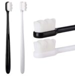 Extra Soft Manual Toothbrush, Ultra Soft Micro-Nano Bristled for Sensitive Gums and Teeth, More than 12000 Zigzag Bristles, Cavity Protection, Gum Recession, for Kids and Adults - Image 2