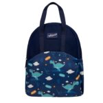 F Gear Comida Blue Roar Dino 11L Kids Lunch Bag for School|1 Spacious Compartment with Bottle Holder|Lightweight & Durable|Unique Playful & Fun Dino Print|Lunch Bag for School, Travel & Picnic - Image 2