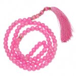 FAF Glass Tasbeeh Manual Counter – 99 Islamic Prayer Beads | Tasbih for Muslims, Dhikr/Misbahah/Zikr Beads | Glass Tasbeeh Mala for Men & Women, Ramadan & Eid Islamic Gift (in pink) - Image 2