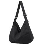 FUOCO Canvas Messenger Bag for Men Women - Vintage Crossbody Sling Bag for Laptop Travel Office College Gym - Aesthetic Shoulder Handbag One Side Tote Bag - Image 2