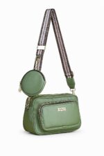 Fargo PU Women's Sling Bag Handbag (Green) - Image 2
