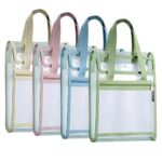 File Holder Bag Folder A4 Expandable Storage for Small Certificates Passport Office Home Multipurpose Document Pocket Vertical with Handle Transparent Organizer (Pack of 1) - Image 2