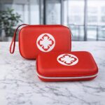 First Aid Bag – Hard Shell Medical Kit Storage Bag For Home Travel Camping Hiking or Car, Water Resistant & Zipper Closer Portable Medicine, Bandages and Emergency Supply organizer Case - Image 2