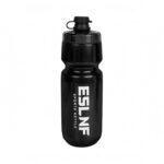 Flip-Top Cap Bike Press Bottle Grippy Middle Cycling Water Tall Cylindrical Sports Gear Printed Logo For Workouts, Black | Hydration Fitness Equipment & Running Yoga Sporting - Image 2