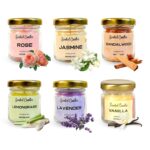Floryn Decor Jar Scented Candles Gift Set | Scented Candles for Home Decor | Highly fragranced Candles Pack of 6 Mini Jars (Pack of 6) - Image 2
