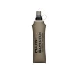 Food-Grade TPU Soft Water Bottle Removable Dust Cap Collapsible Bottle, Gray | Hydration Fitness Equipment & Gear Running Yoga Sporting - Image 2