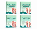Foot Pads Detox Night Patches (40 Pads) – Herbal Foot Patch for Relaxation, Sleep Support & Foot Care – Natural Bamboo Vinegar Adhesive Pads (PACK OF 4) - Image 2