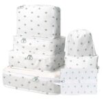 FunBlast Cubes Luggage Packing Organizers - 7 Set Packing Cubes Luggage Packing Organizers, Makeup Bags Organizer Packing Cubes with Shoe Bag, Laundry Bag for Travel (Cactus) - Image 2