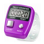 GLUN Naam Jap Counter | Mini Digital Tally Counter Finger Ring | Electronic Chanting Count Machine for Mantra Jap, Meditation, Prayer & Cricket Umpire | Digital Counting Device (Random Colour) - Image 2