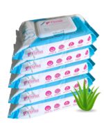 Gentle Baby Cleansing Wipes – Enriched with Aloe Vera & Vitamin E (80 wipes) pack of 1 - Image 2