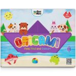 GiniMini Origami DIY Craft Kit for Kids 4+ | 20-Sheet Fold, Find & Colour Set with Riddle Scrapbook & Crayons | Creativity & Motor Skills Builder | Ideal Diwali Gift for Children - Image 2